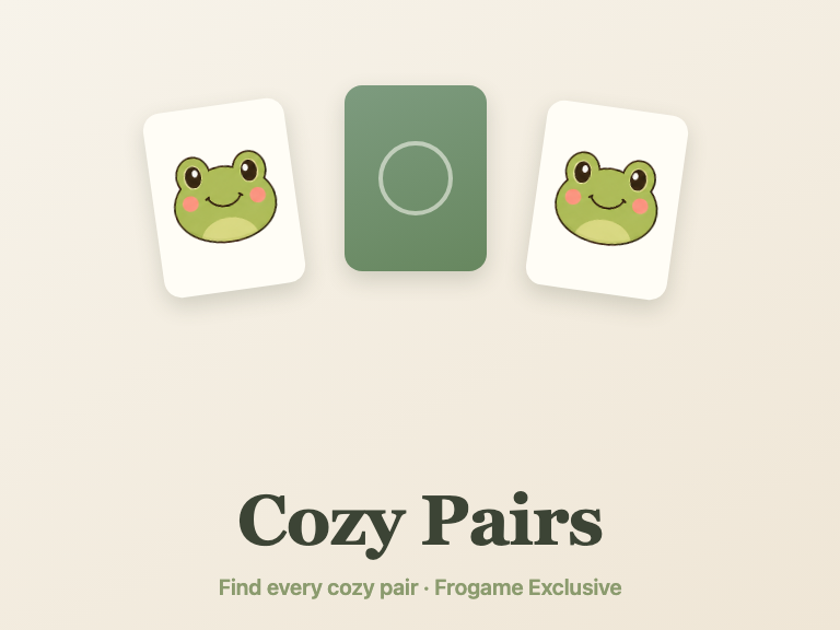 Cozy Pairs game preview